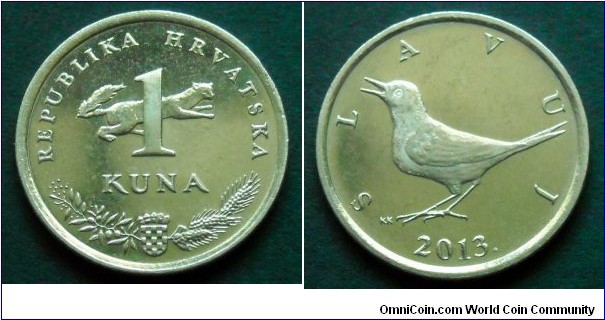 Croatia 1 kuna.
2013