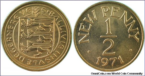 Guernsey0.5NewPenny-km20-1971