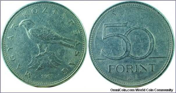 Hungary50Forint-km697-2001