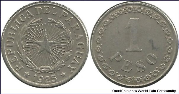 Paraguay 1 Peso 1925