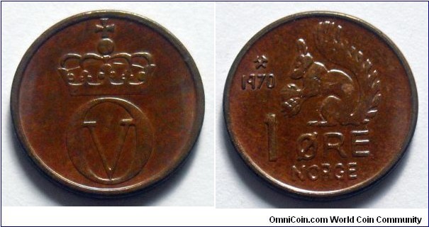 Norway 1 ore.
1970