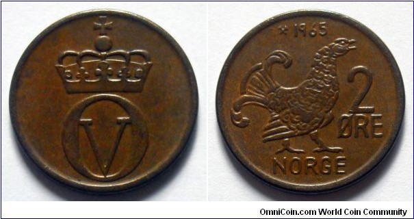 Norway 2 ore.
1965