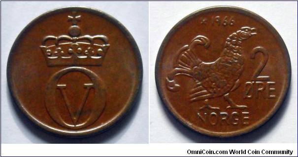 Norway 2 ore.
1966