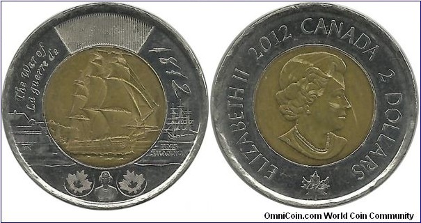 Canada 2 Dollars 2012 - The War of 1812