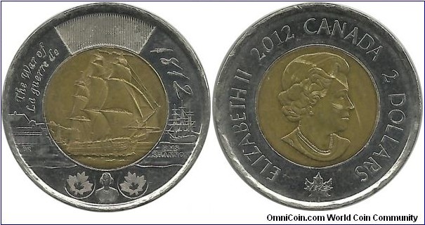 Canada 2 Dollars 2012 - The War of 1812