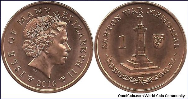 Isle of Man 1 Penny 2016