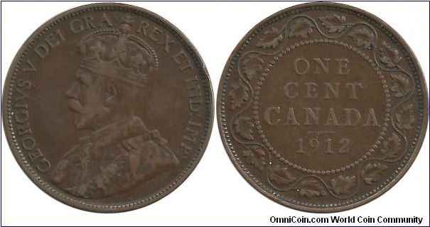Canada 1 Cent 1912