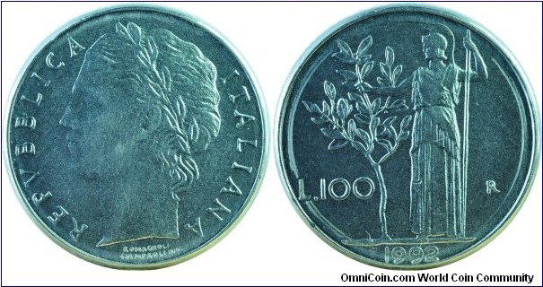 Italy100Lire-km96.2-1992