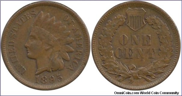 USA One Cent 1895