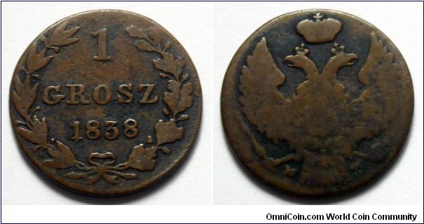 1 Grosz.
1838