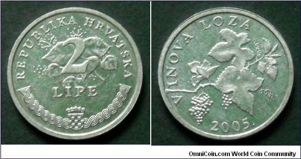 Croatia 2 lipe.
2005