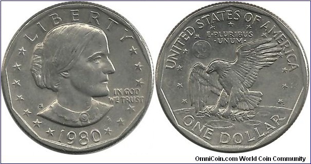 USA 1 Dollar 1980S
