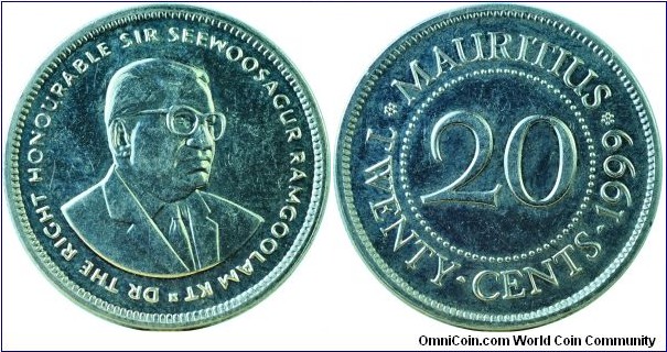 Mauritius20Cents-km53-1999