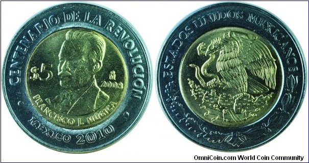 Mexico5Pesos-FranciscoJ Mugica-km905 -2008