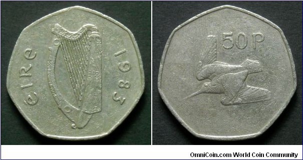Ireland 50 pence.
1983