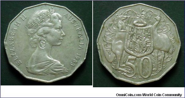 Australia 50 cents.
1983