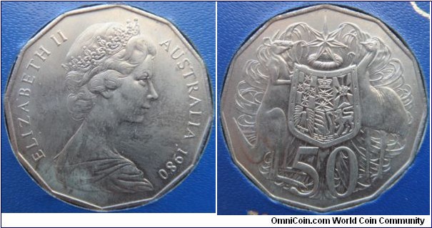 50 Cent - Mint Pack
First 12 sided coin