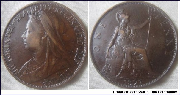 mid grade 1897 penny