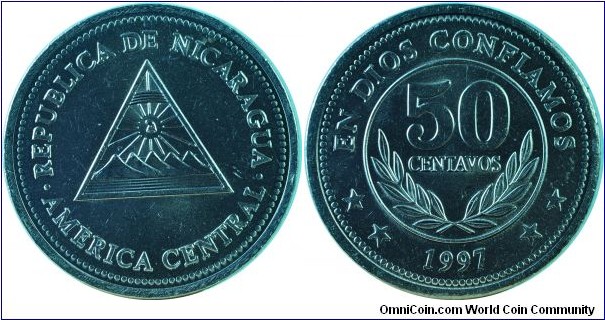 Nicaragua50Centavos-km88-1997