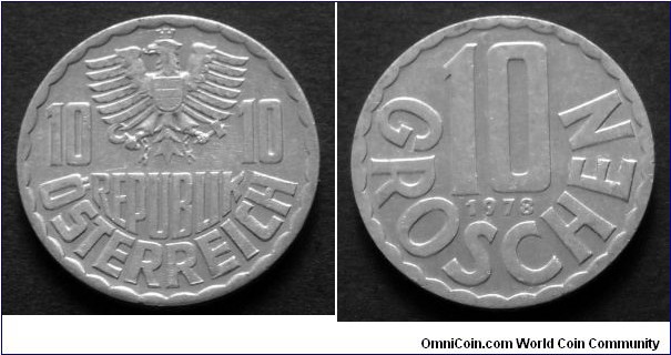 Austria 10 groschen.
1978