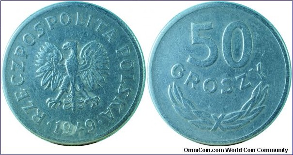 Poland50Groszy-y44-1949