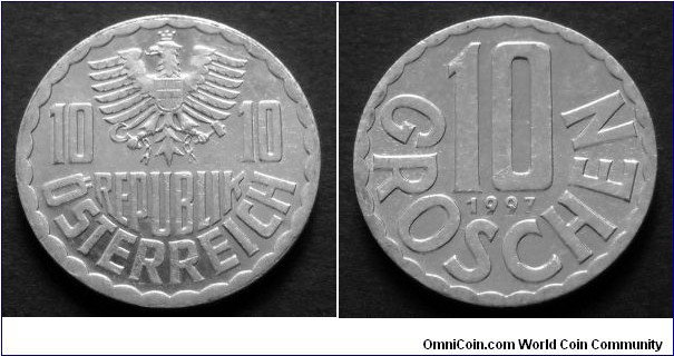 Austria 10 groschen.
1997