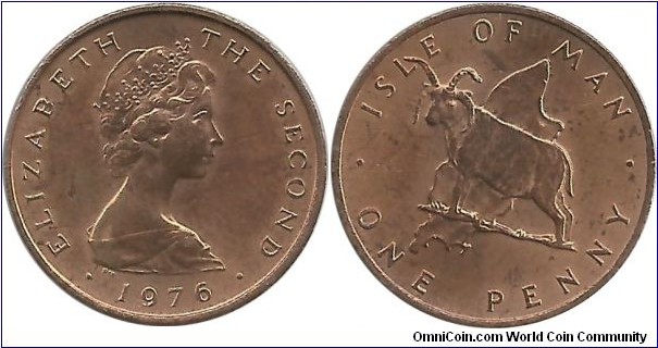 Isle of Man 1 Penny 1976