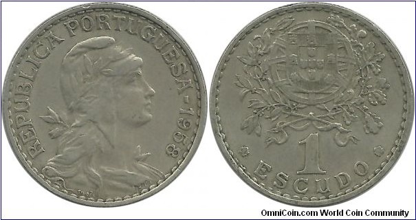 Portugal 1 Escudo 1958