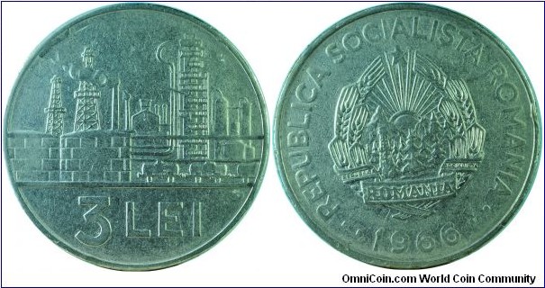 Romania3Lei-km96-1966