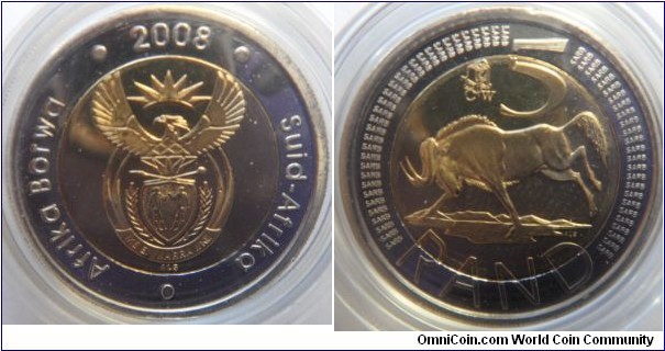 5 Rand - CW Mintmark - Paul Press