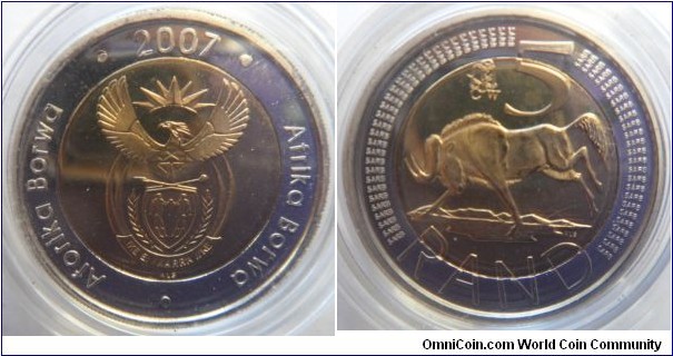 5 Rand - CW Mintmark - Paul Press