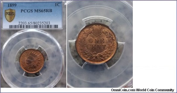 Cent. PCGS MS65RB