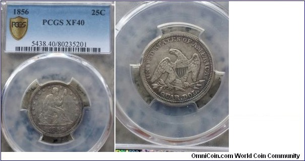 Quarter. PCGS XF40