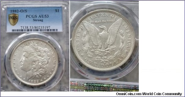 Morgan$ Strong O
PCGS AU53