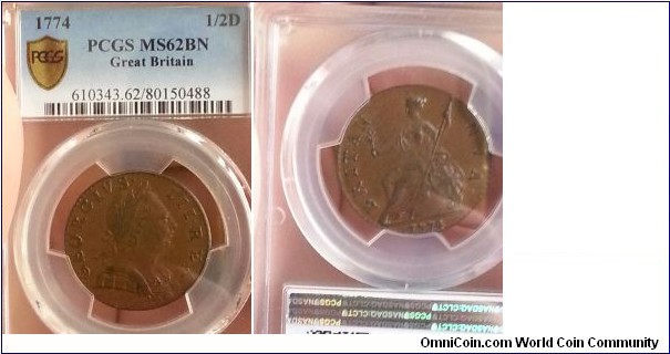 1/2D PCGS MS62