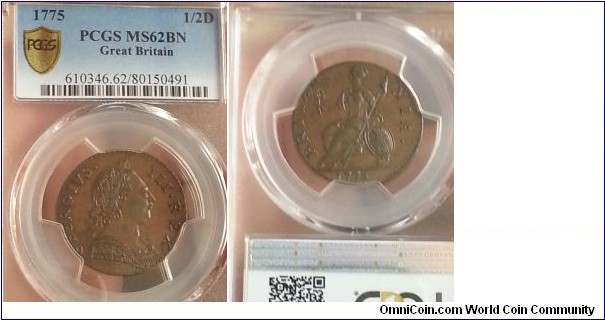 1/2D PCGS MS62