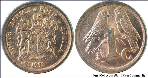 SouthAfrica1Cent-SuidAfrika-km132-1995