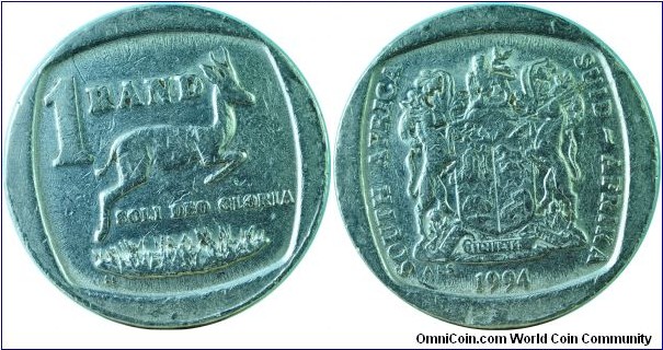 SouthAfrica1Rand-SouthAfrica-km138-1994