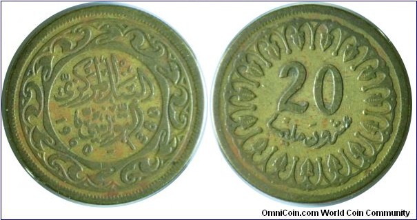 Tunisia20Millim-km307-(AH1380)1960