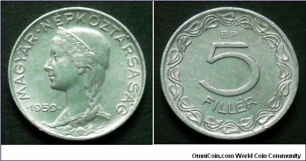 Hungary 5 filler.
1959