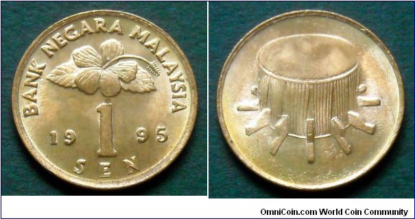 Malaysia 1 sen.
1995