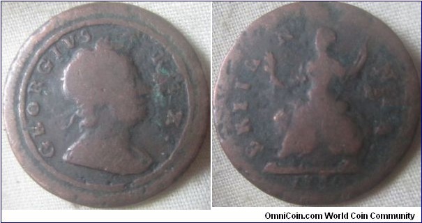 1720 farthing, small letters