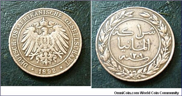 German East african coins