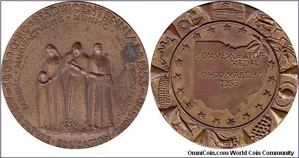 Ohio Sesquicentennial Medal