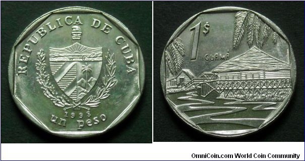 Cuba 1 peso.
1998