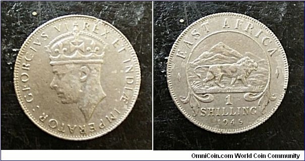 King georgivs vi East africa one shilling 