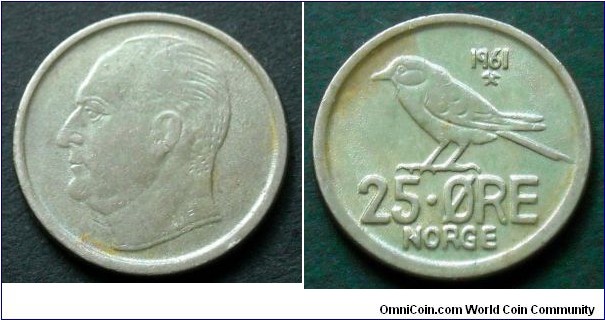 Norway 25 ore.
1961