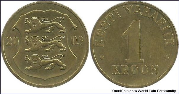 Eesti 1 Kroon 2003