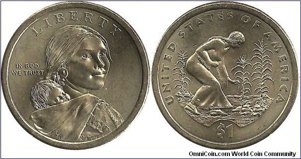 USA One Dollar 2009D