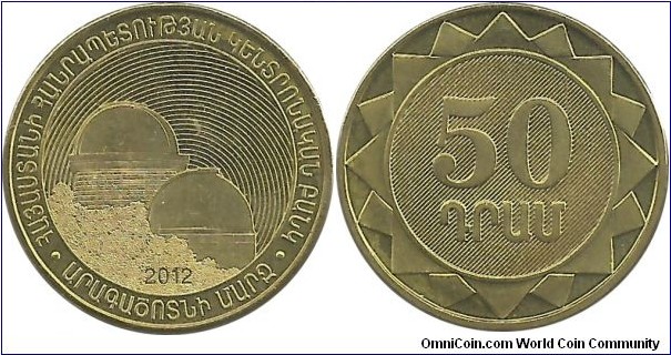 ArmeniaComm 50 Dram 2012-Aragatsotn region